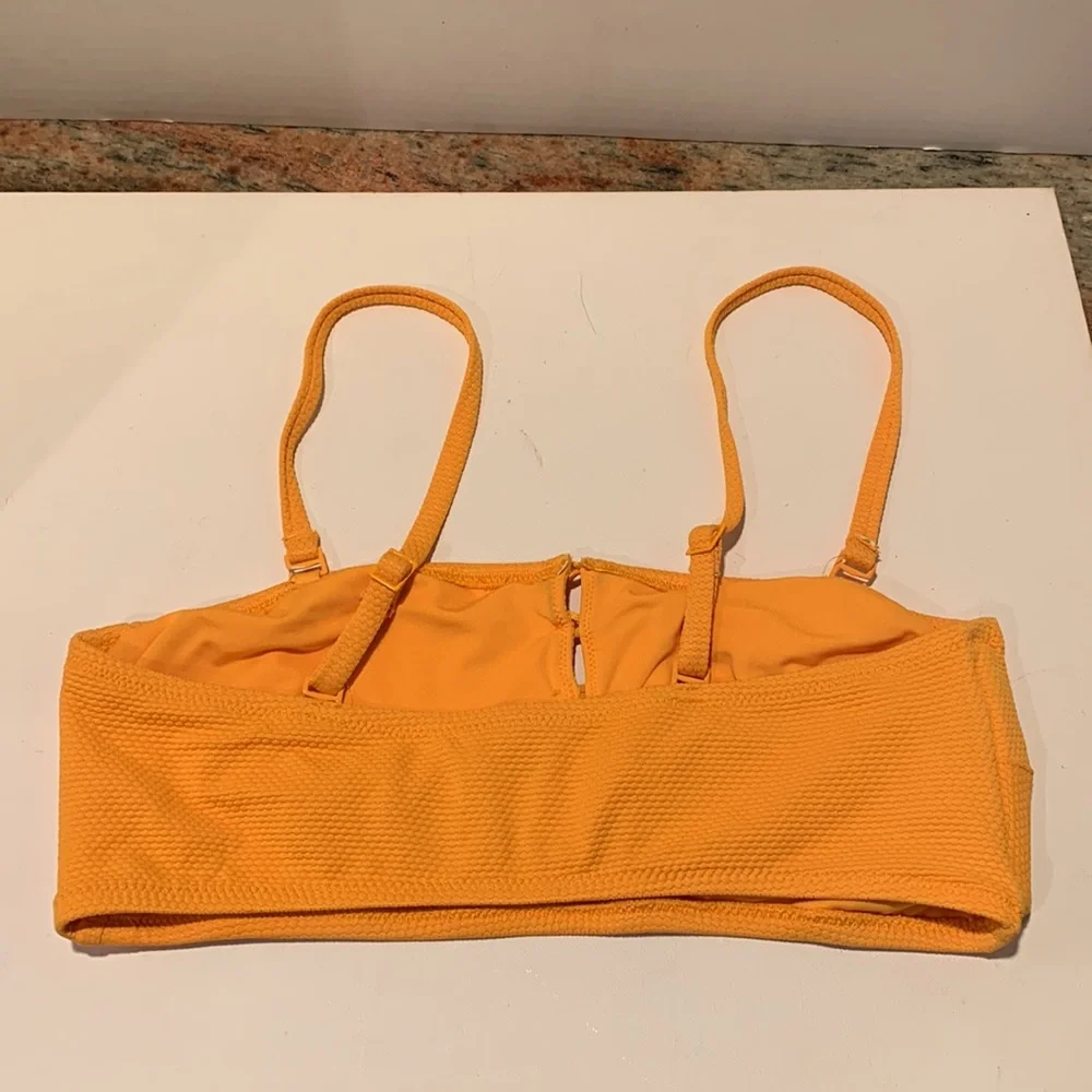 Pique Bandeau bikini top